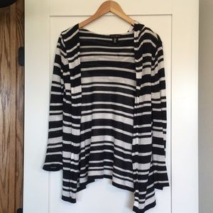 Black and white striped sweater